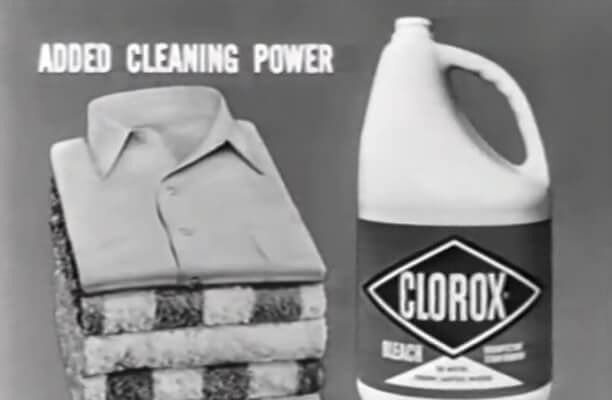 Publicidad de Clorox en 1953