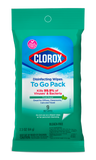 Clorox® Disinfecting Wipes₃ On the Go