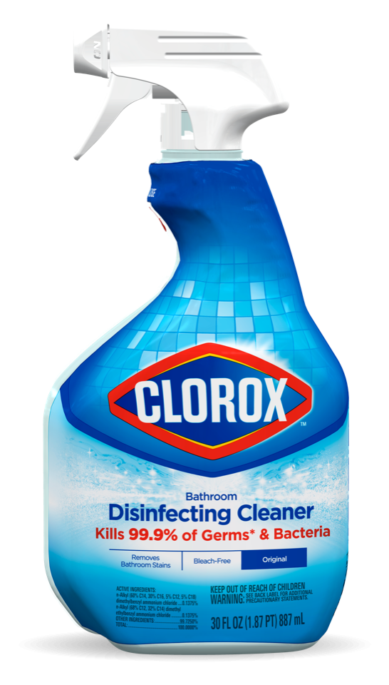Bathroom Cleaner And Disinfecting Spray Clorox - Can You Use Bleach To Clean Bathroom Sink