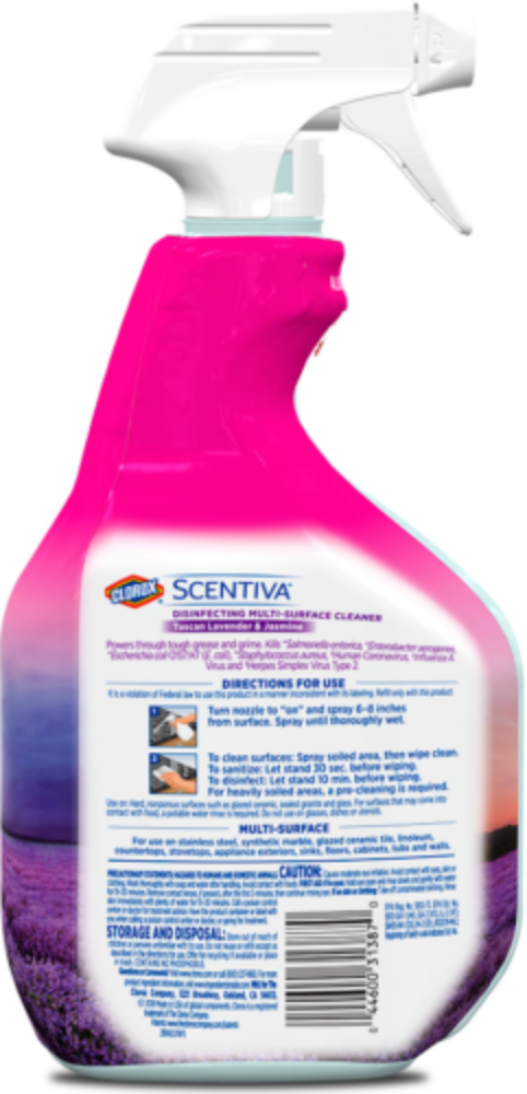 Clorox Scentiva Disinfecting Multi Surface Cleaner Clorox