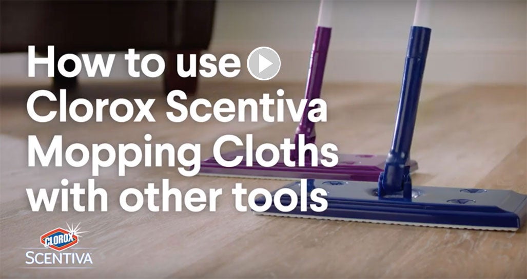 How To Use Clorox Scentiva Mopping Cloths With Other Mop Tools