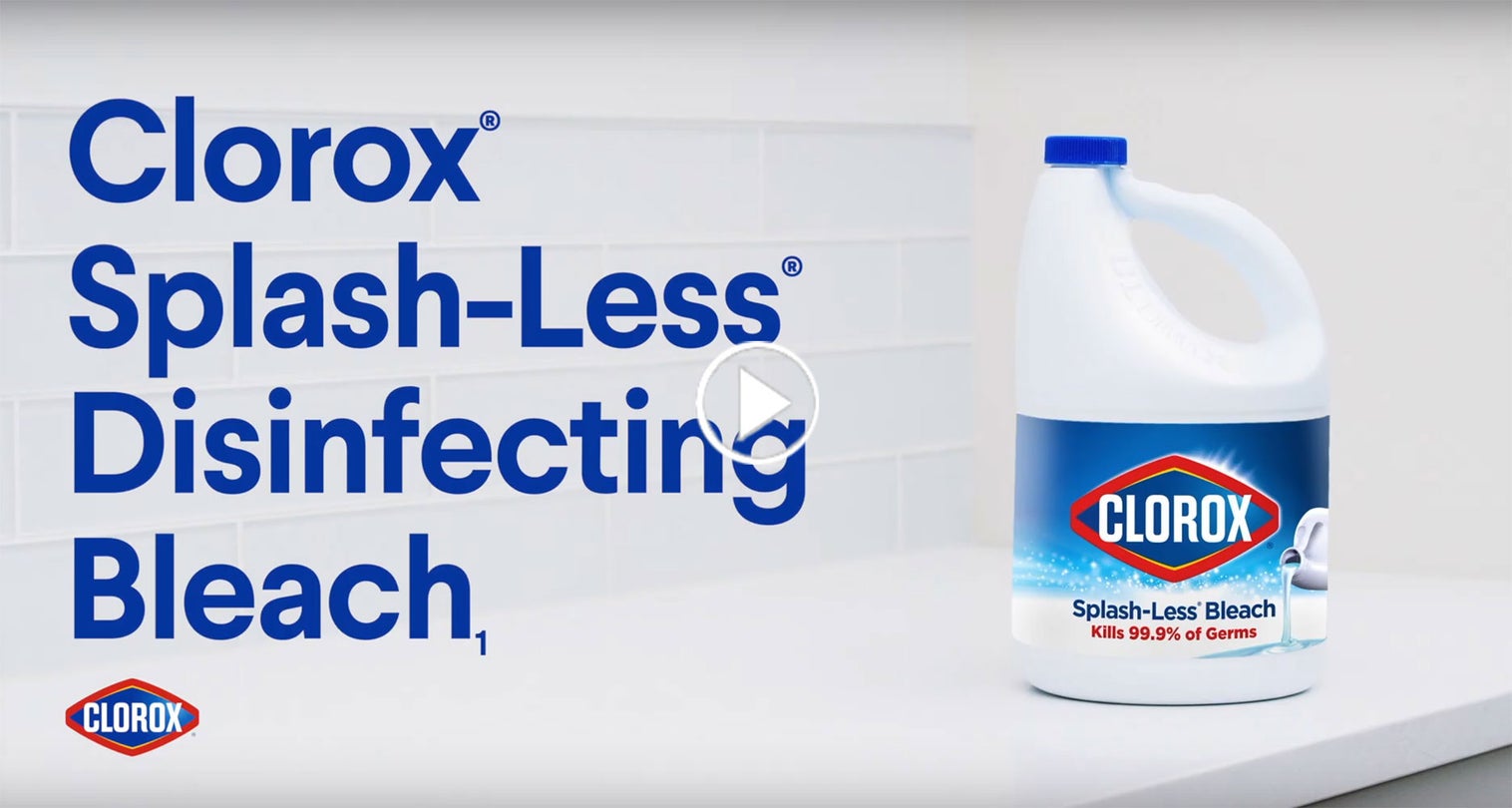 splash-less disinfecting bleach video