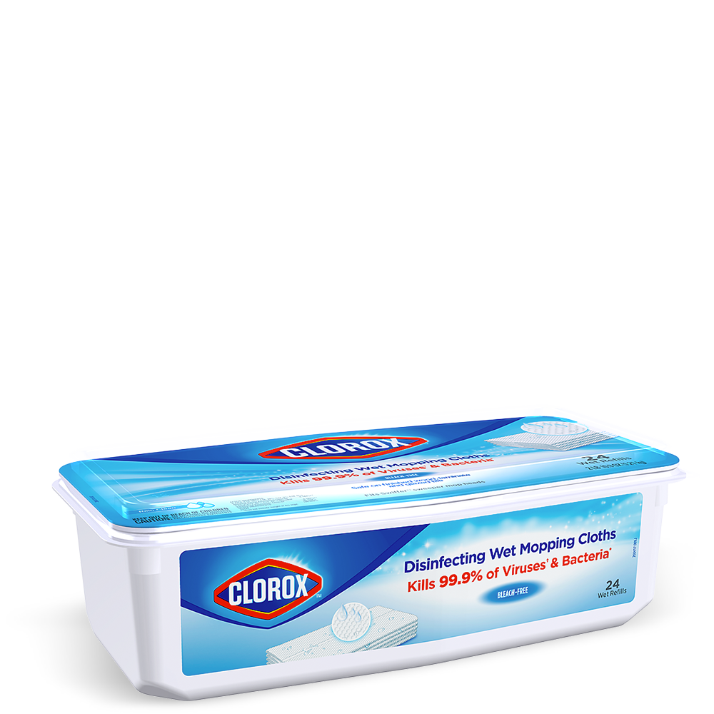 Clorox Disinfecting Wet Mopping Cloths, Swiffer Wet Wipes On Hardwood Floors