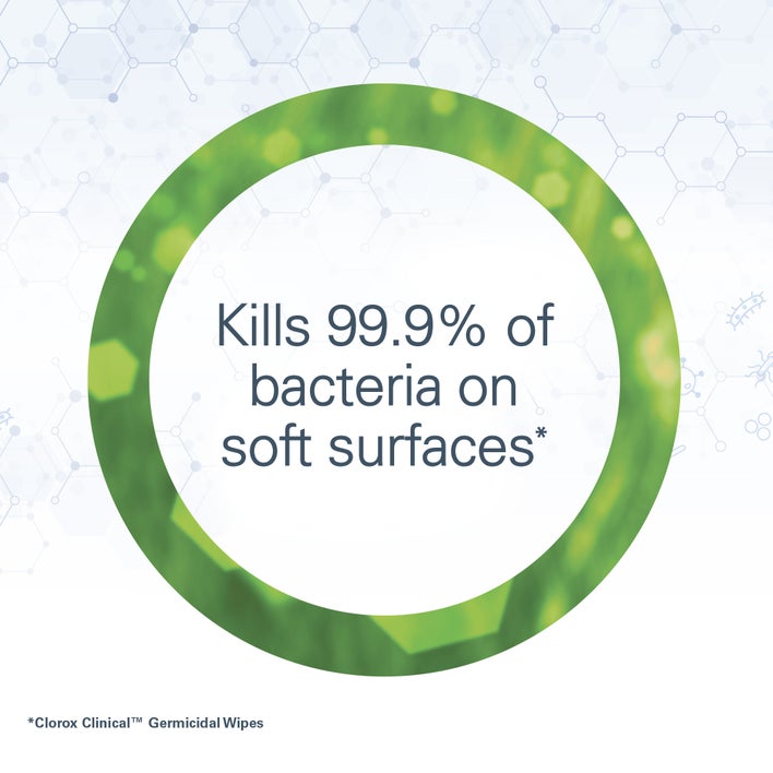 kills 99.9% of bacteria on soft surfaces