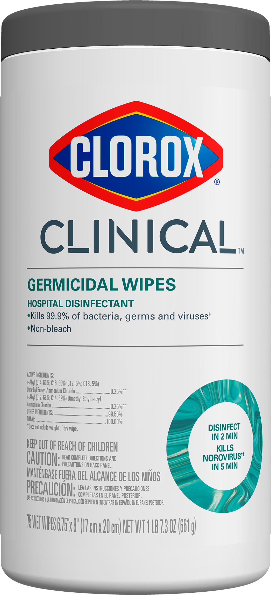 photo of Clorox Clinical™ Germicidal Wipes