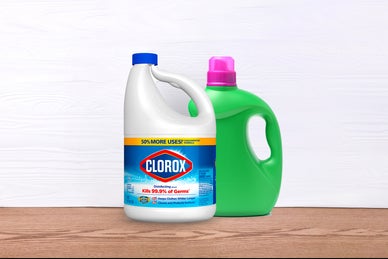 clorox bleach and laundry detergent
