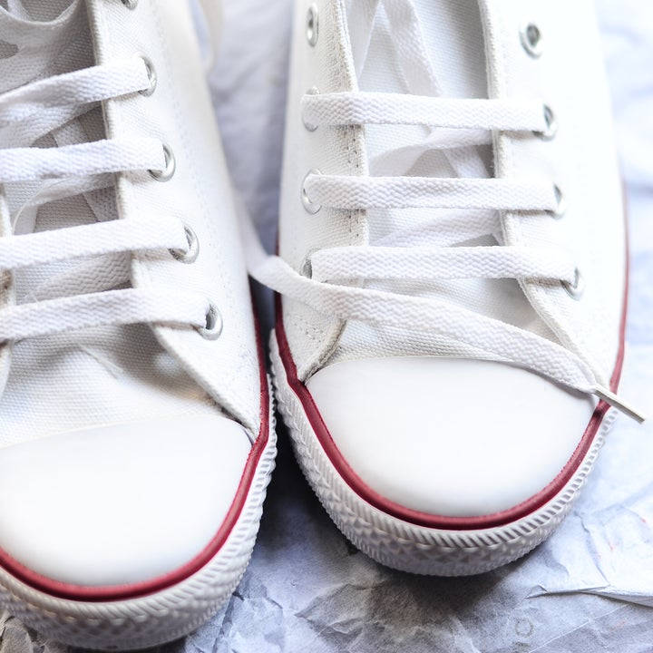 how to clean white shoes with bleach