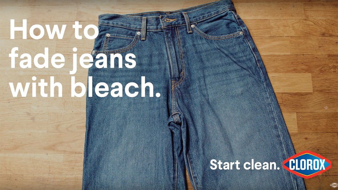 Blanquear y aclarar jeans